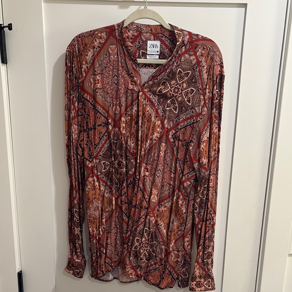 Zara Men’s Patterned Shirt